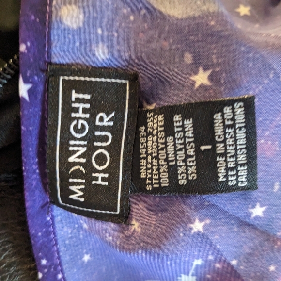 ⭐Purple Chiffon Galaxy Dress - Plus size 1X - NWOT Hot Topic Midnight H… - Picture 7 of 7